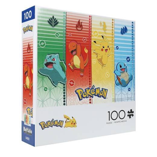 Rompecabezas Monstruo de Bolsillo 100 Piezas Puzzle Kanto Iniciales Original