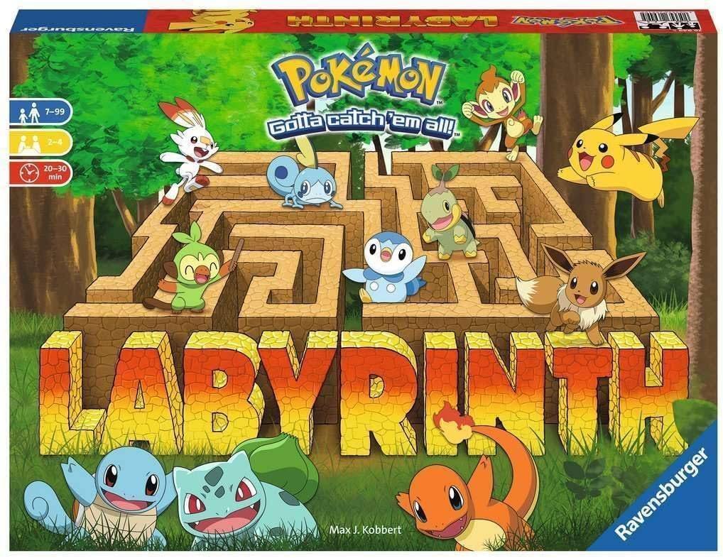 Labyrinth Pokemon Inglés Ravensburger Juego 2 a 4 Jugadores