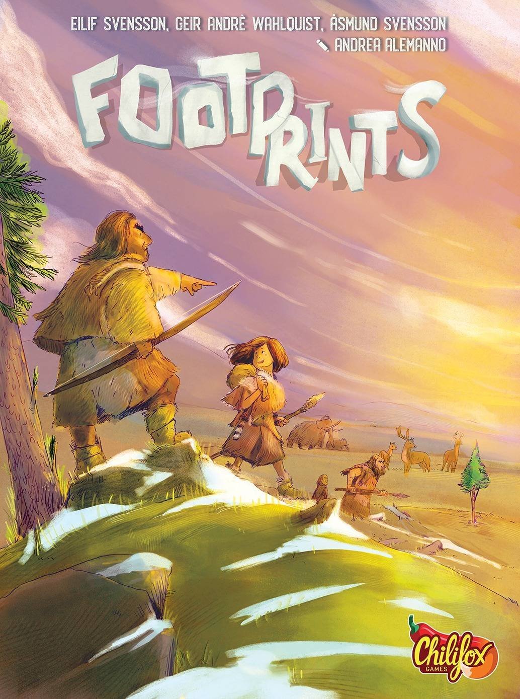 Footprints Inglés Chilifox Games Juego 1 a 6 Jugadores