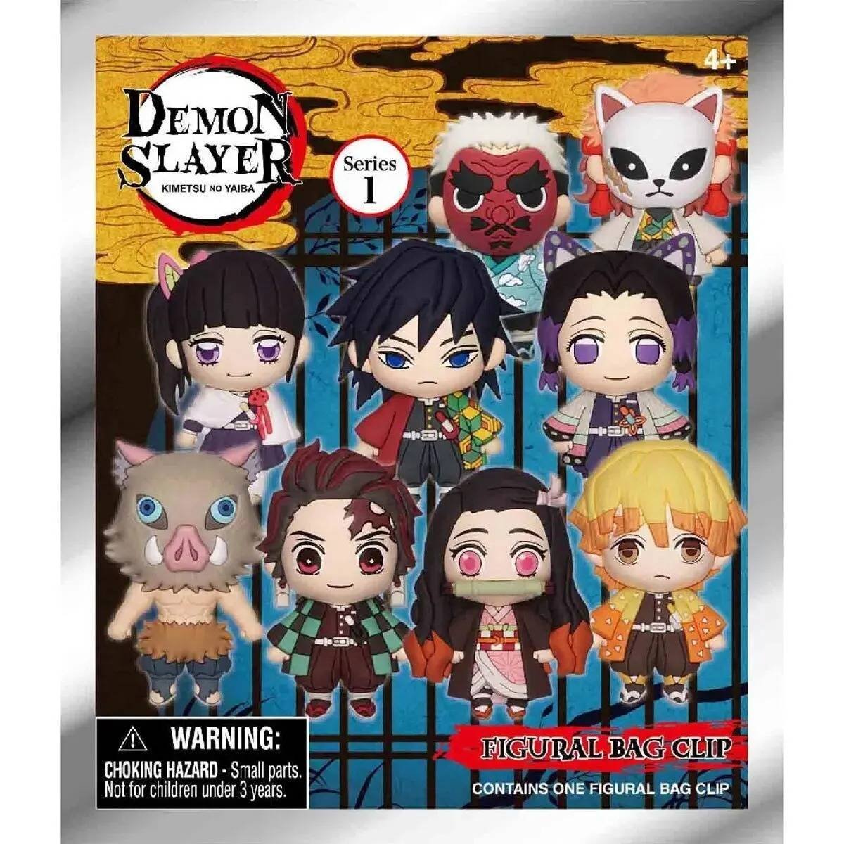 1 Llavero Monogram Demon Slayer Series 1 Licencia Oficial Personajes 3D