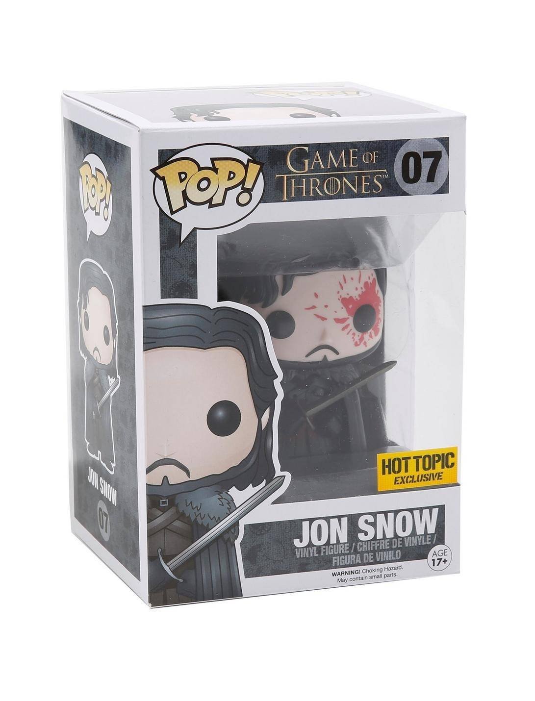 Funko Pop Game Of Thrones Jon Snow Bloody 07 Hot Topic