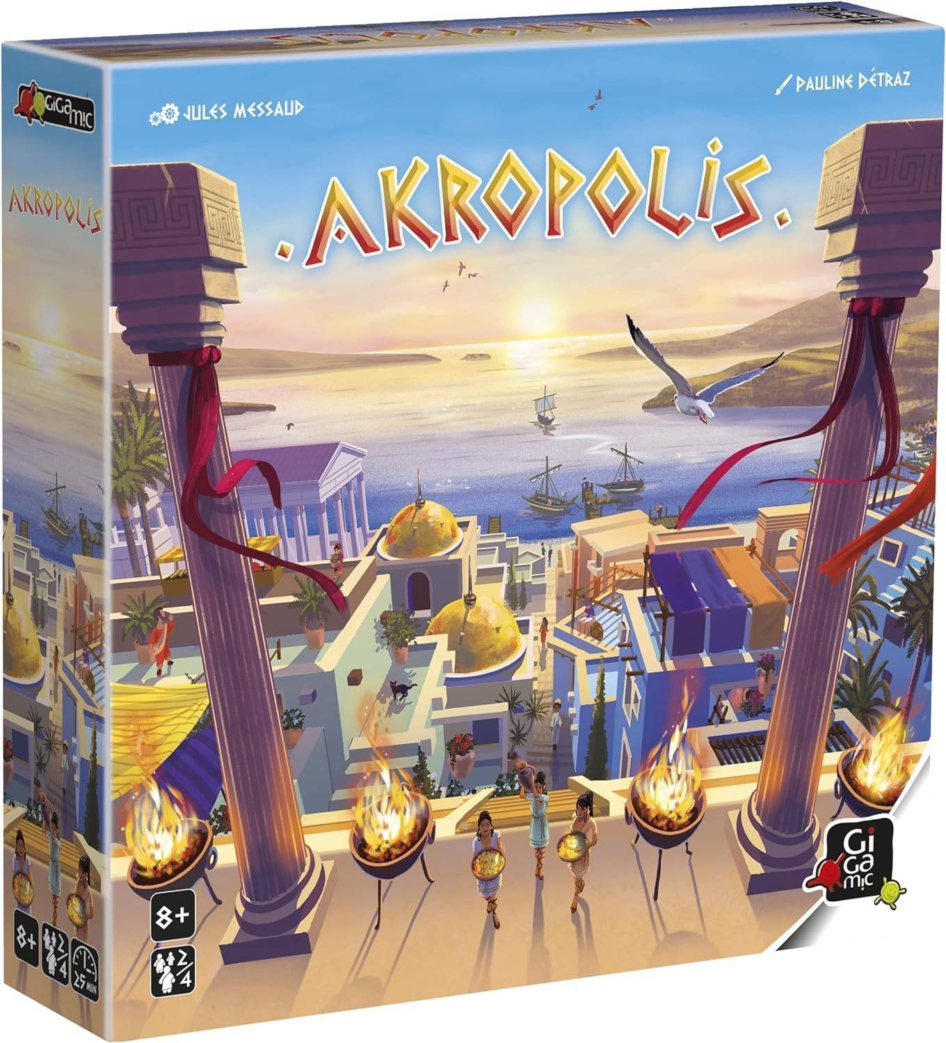 Akropolis Inglés GIGAMIC Juego 2 a 4 Jugadores