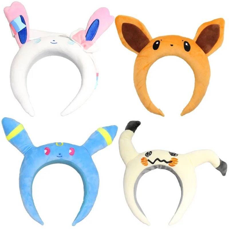 Diadema Moda Mujer Niña Pokemon Sylveon Eevee Umbreon Mimikyu Felpa