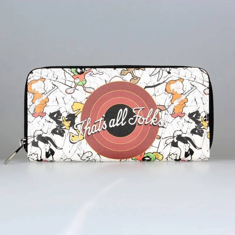 Cartera Anime Monedero Looney Tunes Bugs Kawaii Tarjetero Regalo