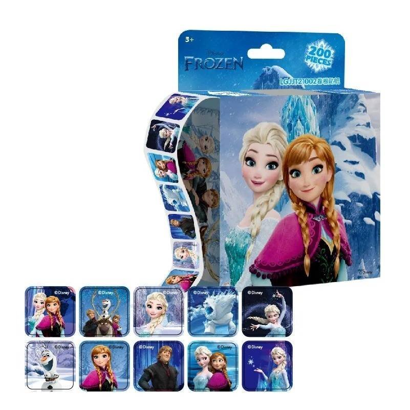 200 Pegatinas Rollo Disney Frozen Elsa Ana Calcomanías