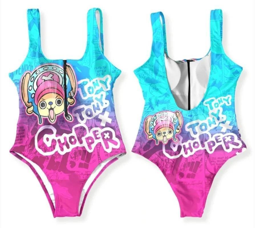 Traje Baño Anime Chopper One Piece Mujer Cosplay Primavera Verano