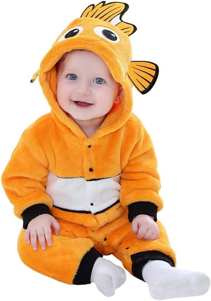 Mameluco Pijama Disney Nemo Peces Bebé Kawaii Disfraz