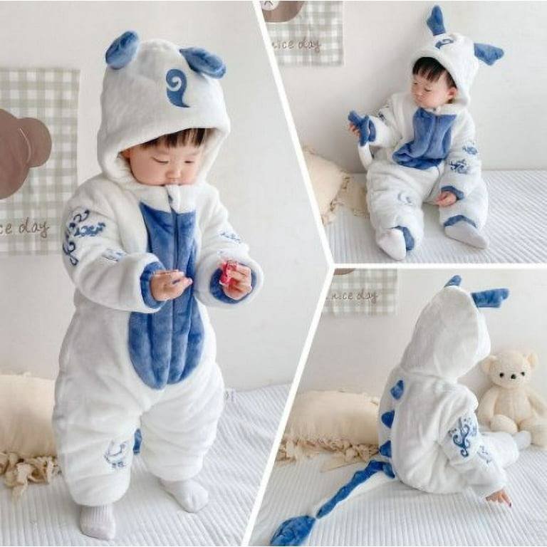 Mameluco Pijama Mono Invierno Mítico Bebé Kawaii Disfraz
