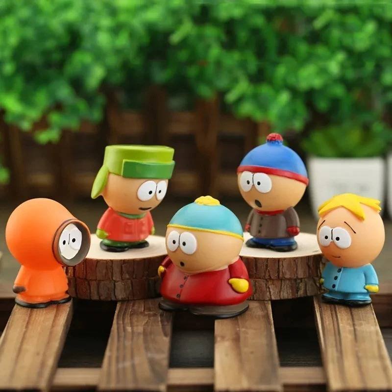 5 Figuras Colección Caricatura South Park Stan Eric Regalo
