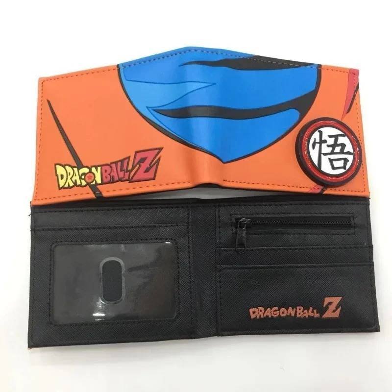 Cartera Anime Dragon Ball Son Goku Kawaii Tarjetero Regalo