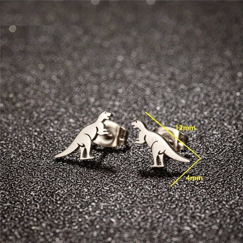 Aretes Pendientes Figura Animal Dinosaurio Moda Fiesta Regalo