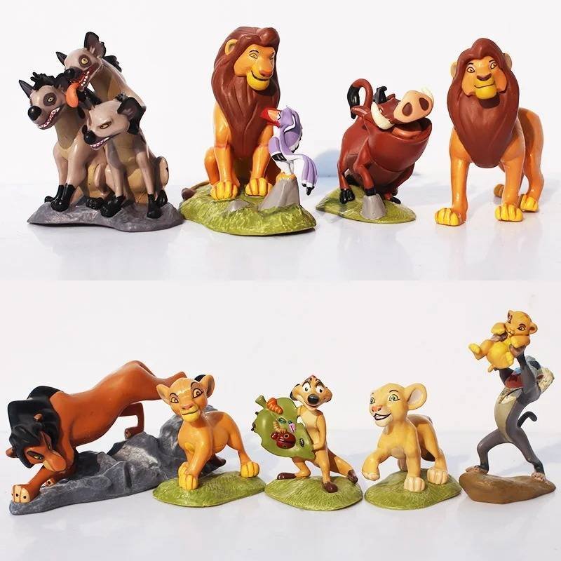 9 Figuras Colección Pelicula Rey Leon Pumba Simon Set Regalo