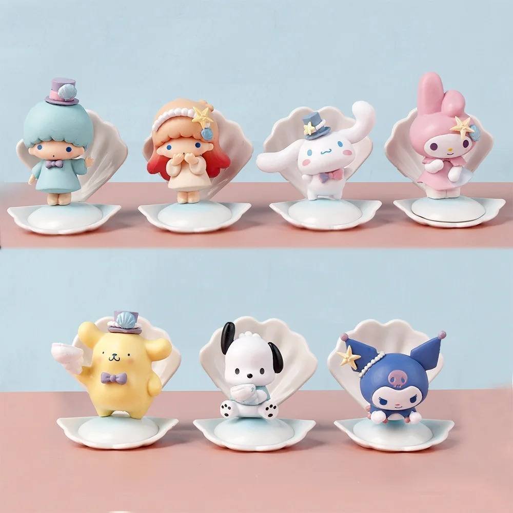 7 Figuras Colección Anime Kawaii Sanrio Kuromi Regalo