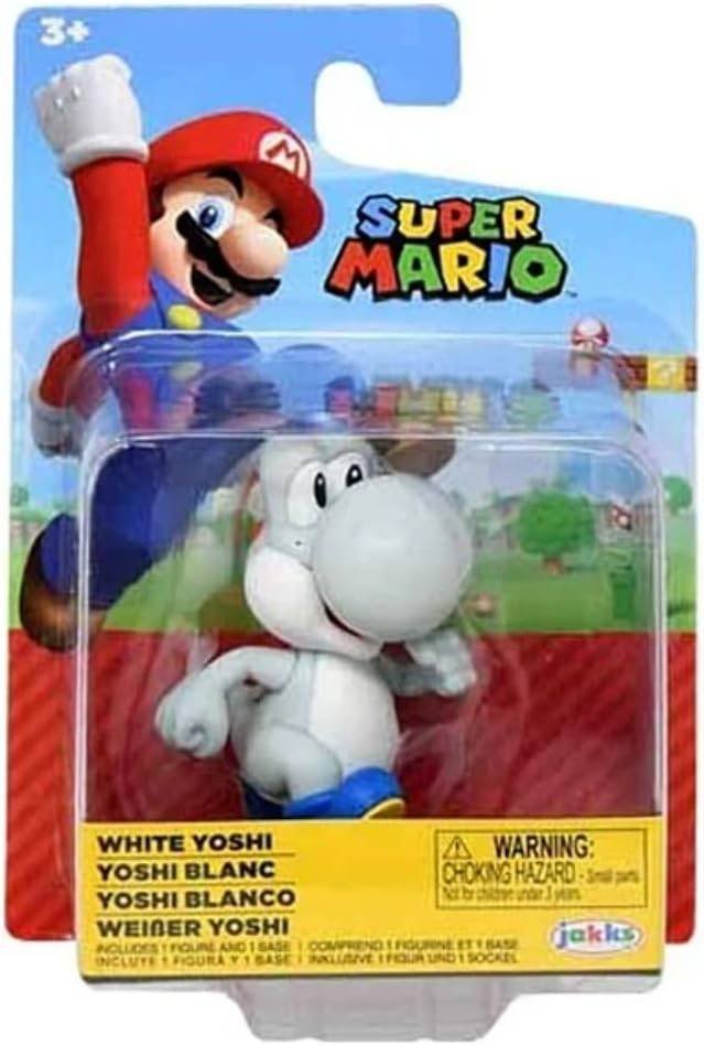 Figura Super Mario Acción Blanco Yoshi Accesorios Colección Regalo