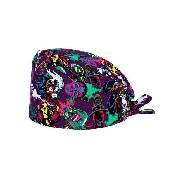Gorros Quirúrgicos Diseño Malvadas Disney Medico Enfermera