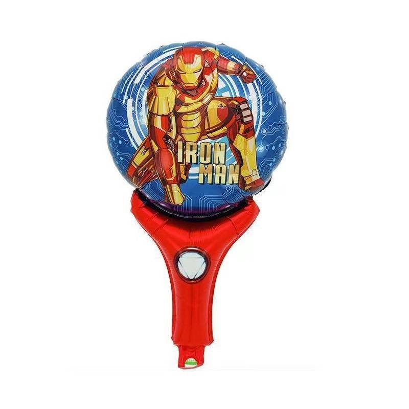 5 Palos Globos Aluminio Iron Man Fiesta Regalos Decoración