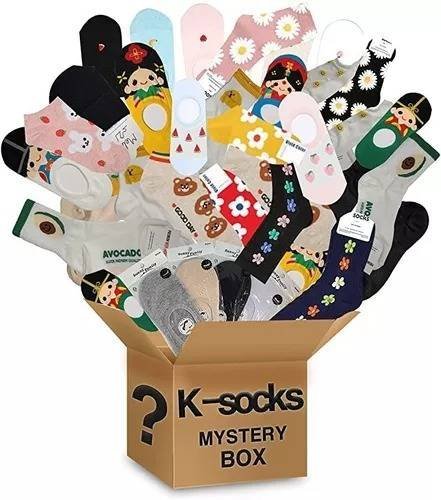 10 Pares Anime Mystery Box Calcetines Corte Bajo Unisex