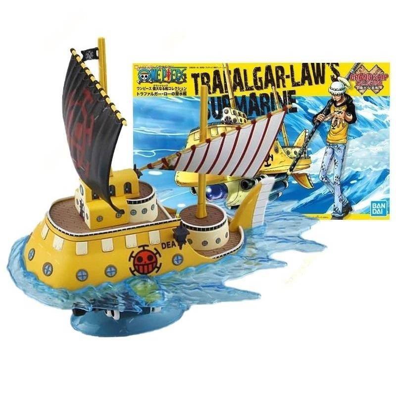 Figura Armar Barco One Piece Piratas Trafalgar Law Submarino Modelo Juguetes Ensamblado