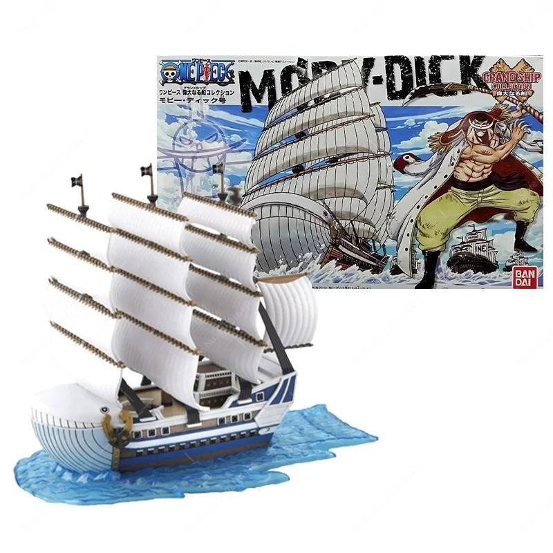 Figura Armar Barco One Piece Piratas Moby Dick Shirohige Modelo Juguetes Ensamblado