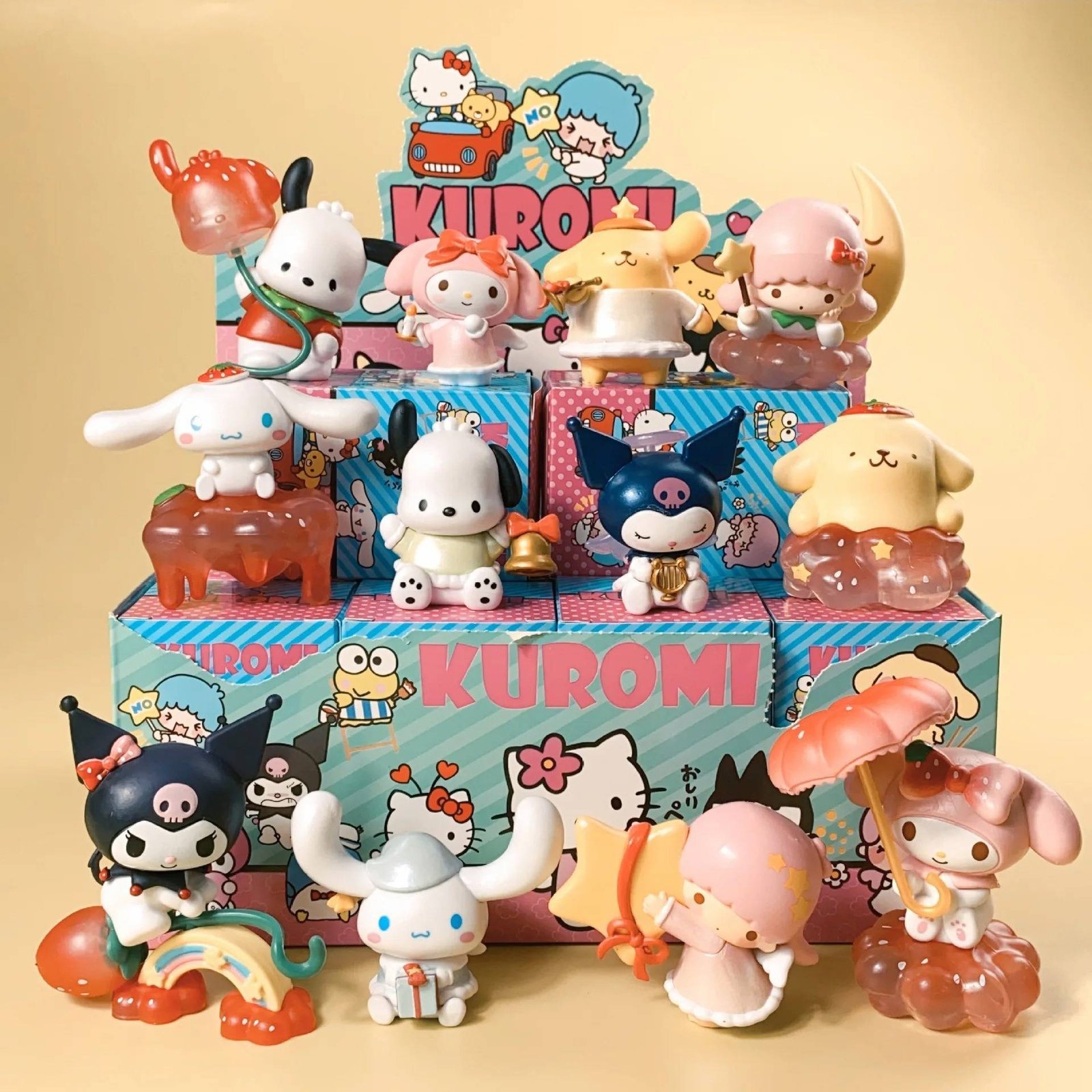 Figura Colección Sanrio Blind Box Kawaii Kuromi Japones