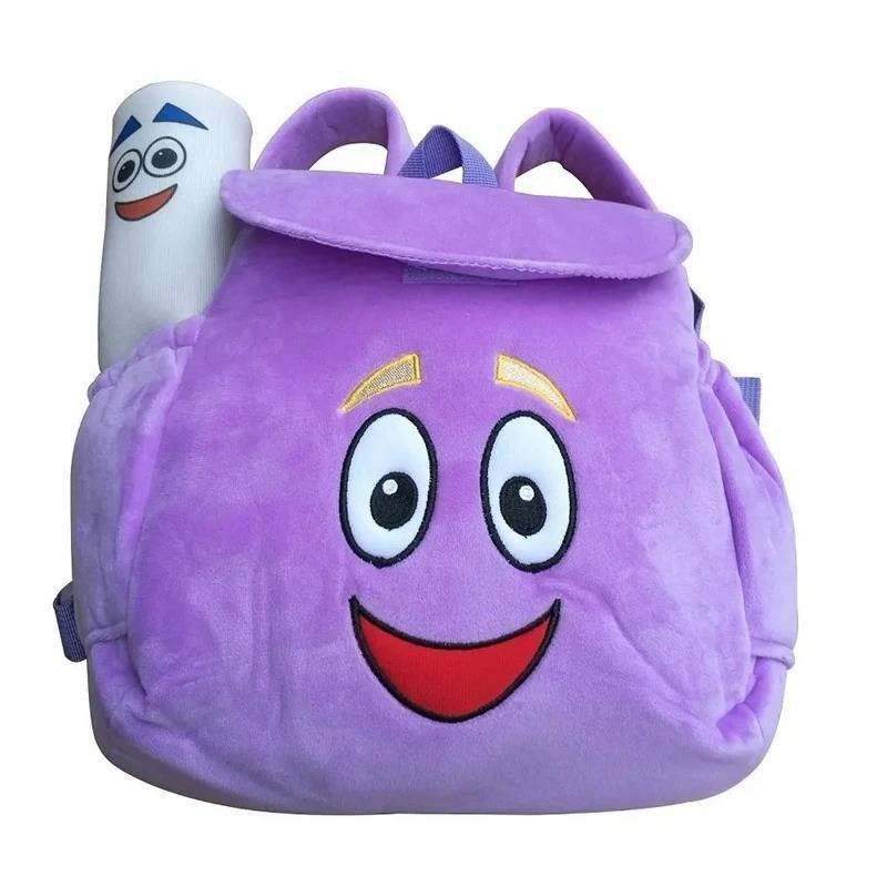 Mochila Peluche Caricatura Dora Exploradora Mapa Espalda
