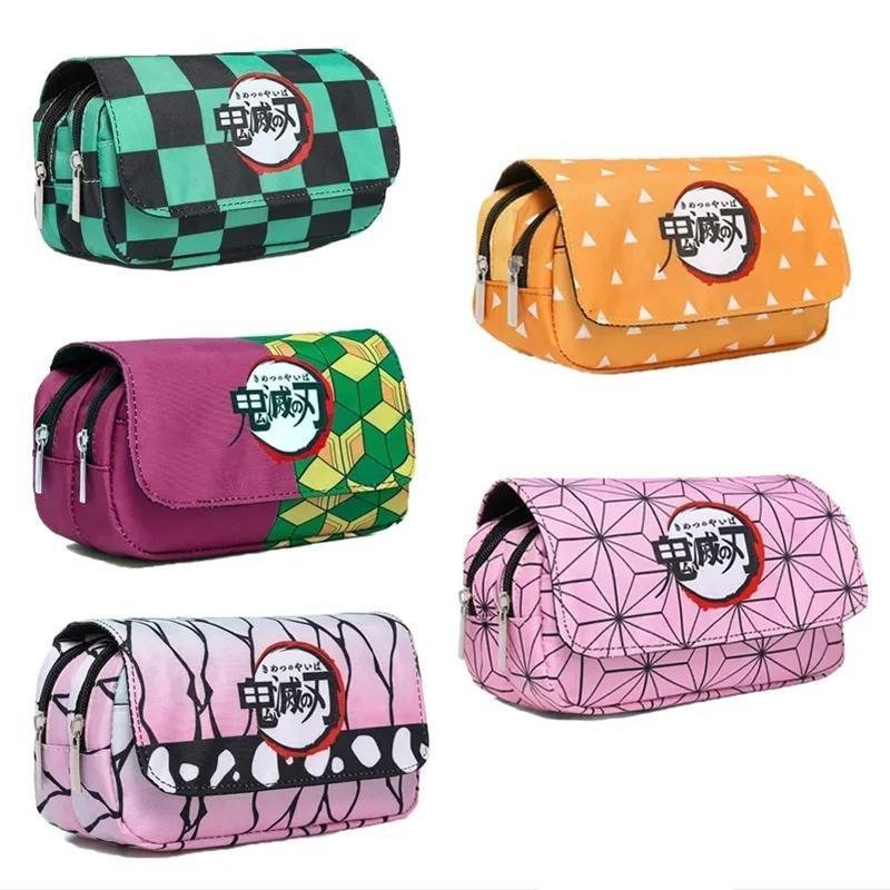 Bolsa Lapicera Kawaii Demon Slayer Tanjiro Plumas Anime Regalo Cumpleaños