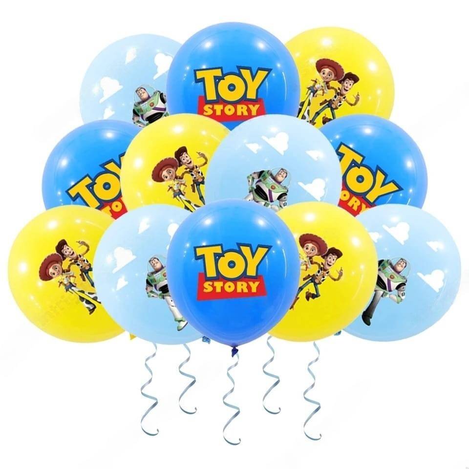 Juego 18 Globos Látex Pelicula Toy Story Woody Buzz Fiesta