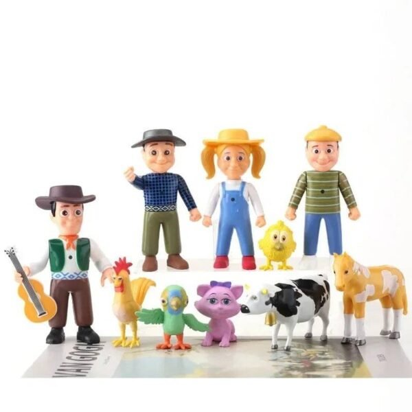10 Figuras de Colección Caricatura Granja Zenon Bartolito PVC