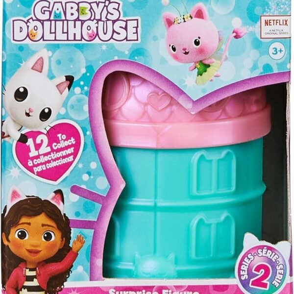 2 Gabby’s Dollhouse Minifigura Sorpresa y Base Accesorio El Estilo Puede Variar
