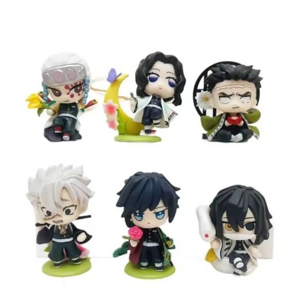 6 Figuras de Coleccion Anime Demon Slayer Sanemi Shinazugawa