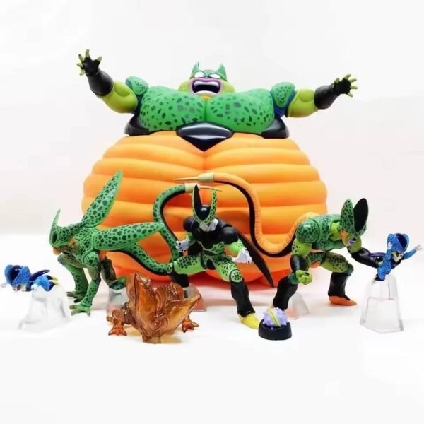 7 Figuras de Coleccion Anime Dragon Ball Cell Transformaciones Explosión