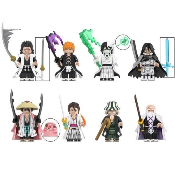 8 Figuras Bloques Regalo Bleach Anime