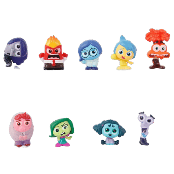 9 Figuras de Coleccion Intensamente Pelicula Emociones Ansiedad