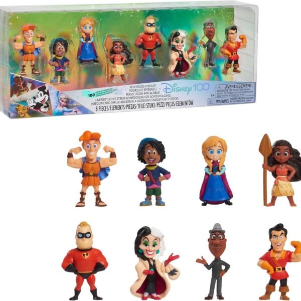 Disney 100 Years Persecución implacable Edición Limitada de 8 Piezas Juguetes para Niños