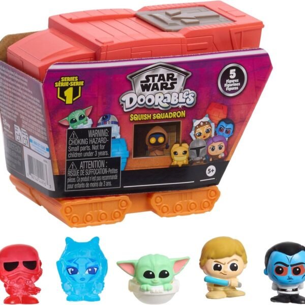 Disney Doorables Star Wars Squadron Squish Cifras y Vehículos Coleccionables Edades de 5 años Regalos