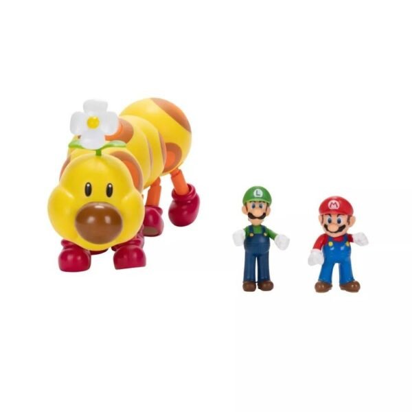 Figura Colección Conjunto Mario Wiggler Mario y Luigi Original Regalo