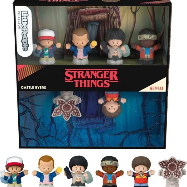 Figura Colección Little People Collector Stranger Things Castillo Byers Set Original Regalo