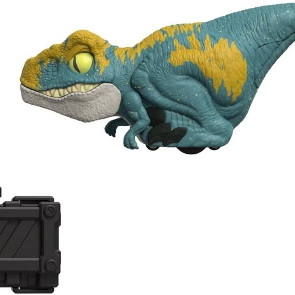 Figura Jurassic World Click Tracker Velociraptor Juguete para niños de 4 años en adelante