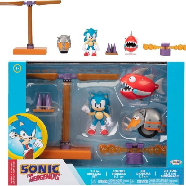 Figura Sonic 2.5 The Hedgehog Diorama Set Wave 2