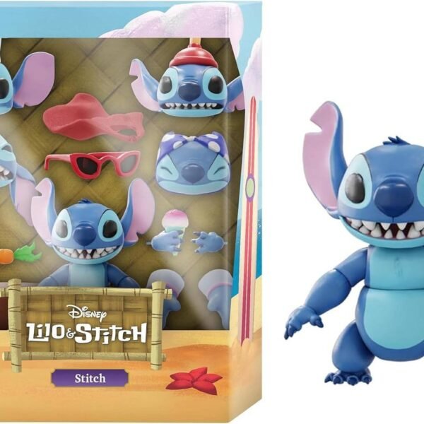 Figura Super7 Disney Stitch de 7 Pulgadas con Accesorios