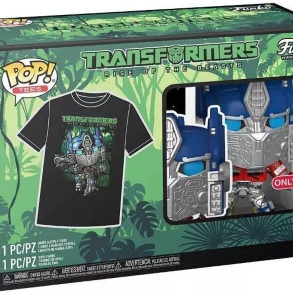 Funko Pop Transformers Rise of The Beasts Optimus Prime 1372 Playera Mediana
