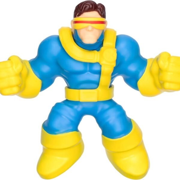 Heroes of Goo Jit Zu Marvel Studios X-Men '97 Cyclops Figura Elástica Relleno Metálico Hasta 3 Veces su Tamaño