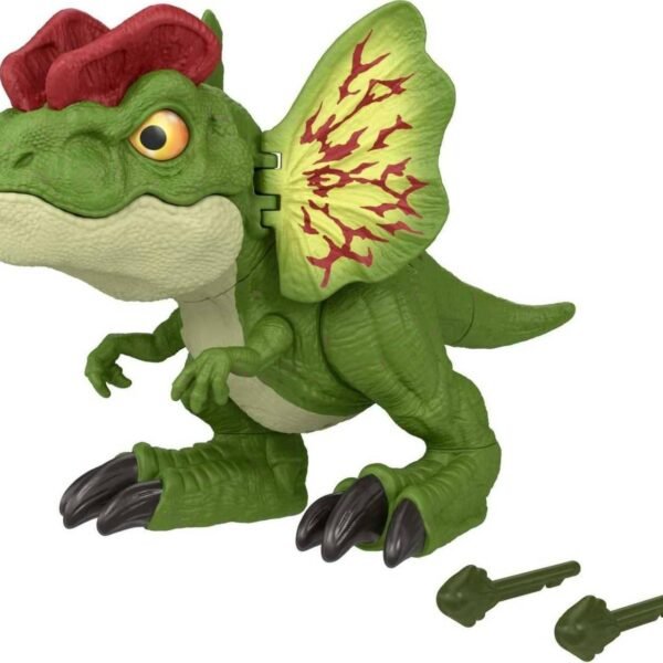 Jurassic World Dilophosaurus Juguete Dinosaurio Sonidos y Flechas Lucha Salvaje