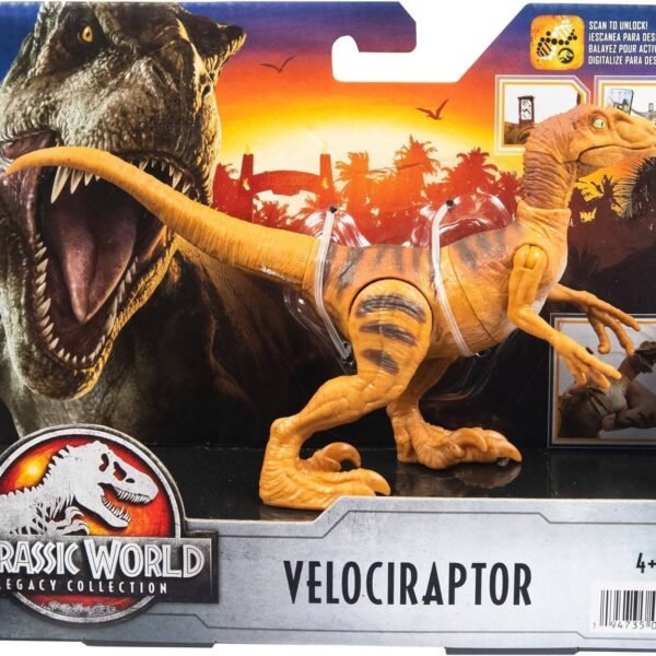 Jurassic World Dinosaurio Legacy Velociraptor Ruge y Ataca Interactivo