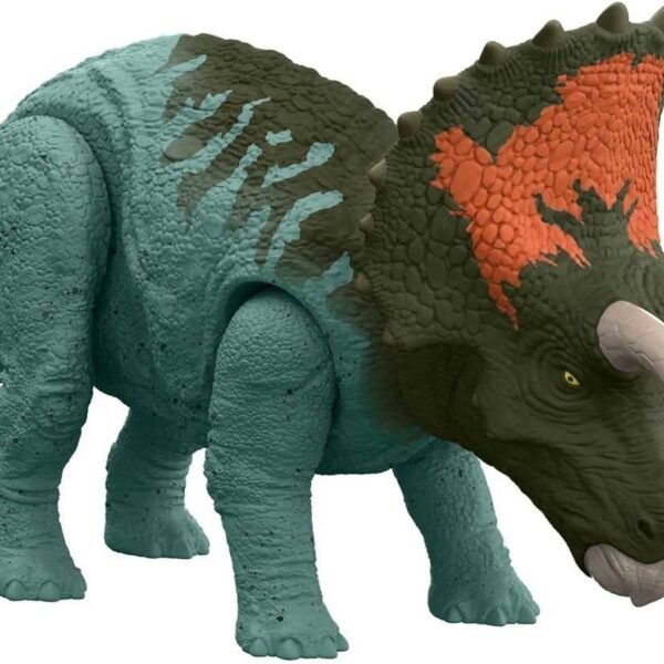 Jurassic World Dominion Roar Strikers Triceratops Azul Interactivo