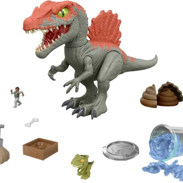 Mattel Jurassic World Crushivores Mini Figura Dinosaurio y Accesorios Juguete con Sorpresas
