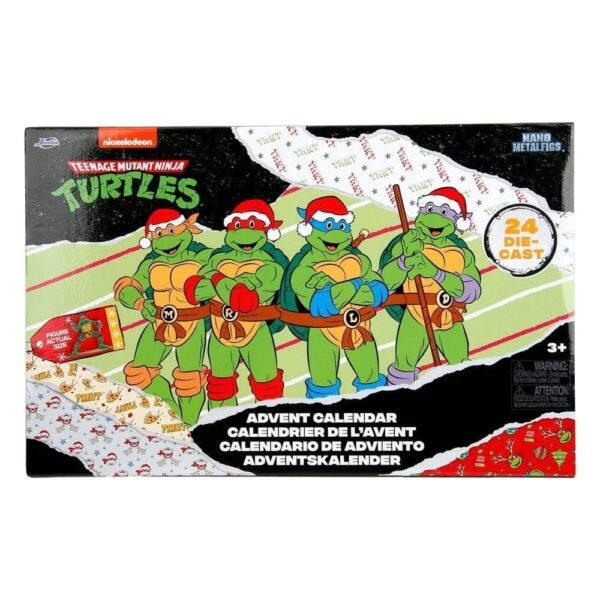 Teenage Mutant Ninja Turtles Battle Diecast Mini Figures Advent Calendario Festivo 24 Figuras Colección